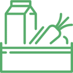 Lebensmittel und Trockner
